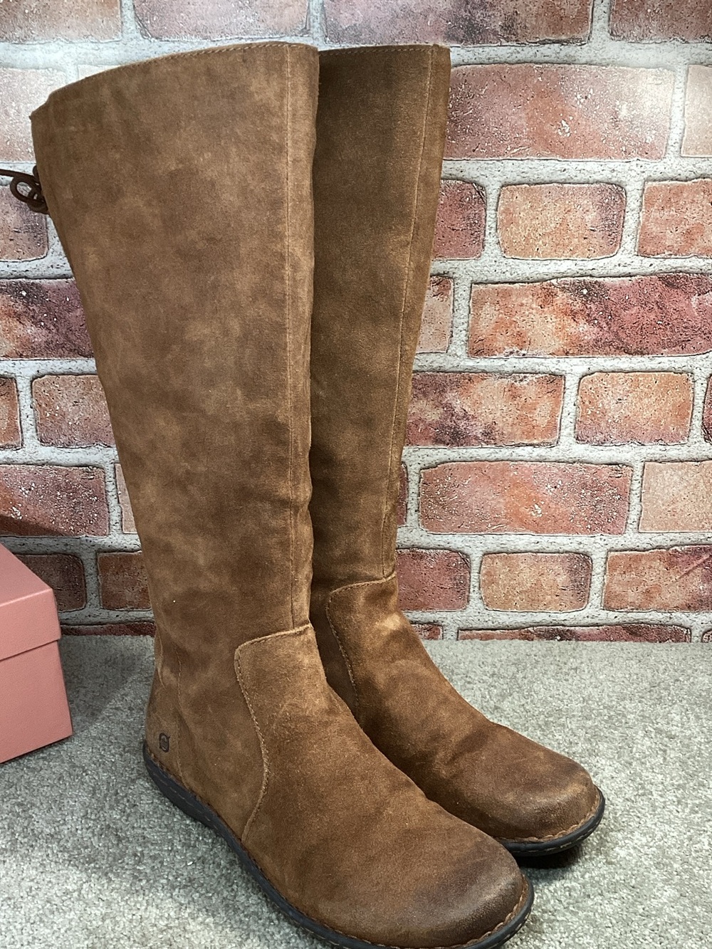 Born Caladium Womens tall knee high riding boots size 10